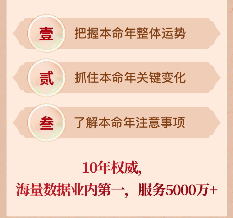 本命年运势介绍